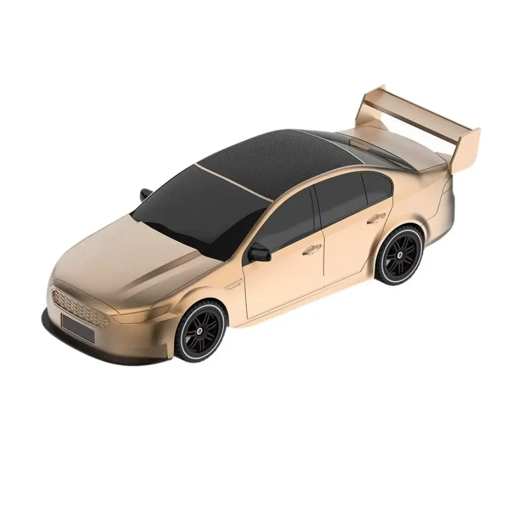 Solar-Powered Spoiler Wing Car Design Bluetooth Speaker - Portable Wireless Audio System for Outdoor Entertainment P338 for Universal Cell Phone And Bluetooth Device Charging Aesthetic