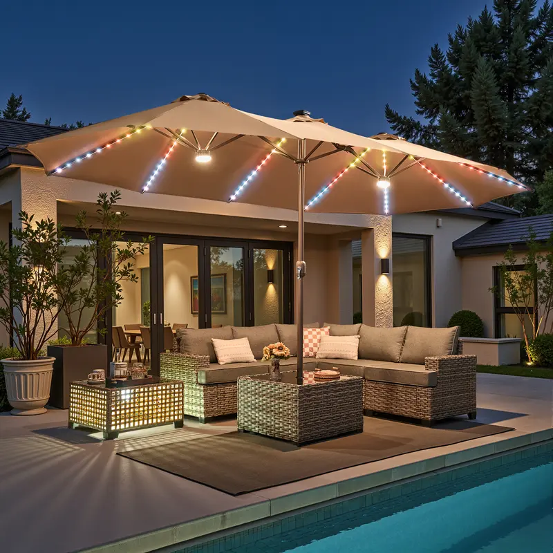 big lots patio umbrellas with lights big lots umbrella with solar lights