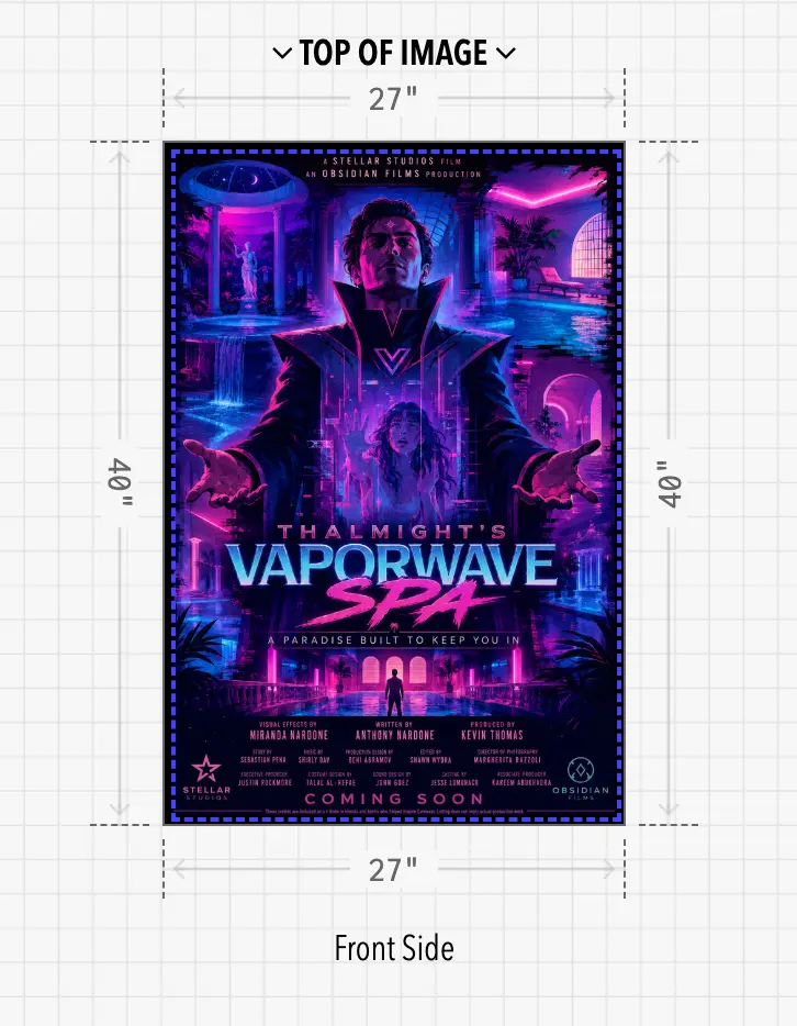 Custom FAUX Window Print | Backlit Film for Glowbox | Select your size: