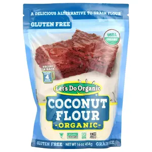 Let's Do Organic®, Coconut Flour, 16 oz (454 g) Let's Do Organic®, Coconut Flour, 16 oz (454 g)