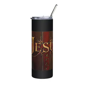Jesus Saves Stainless steel tumbler