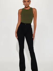 Tall Deep In My Soul Flare Jeans - Black