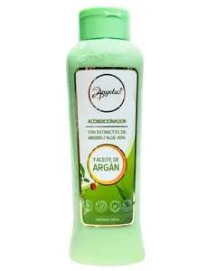 Acondicionador de Argan y Sabila Conditioner with Argan and Aloe, ginseng anyeluz | Revitalizes and Softens your Hair 500ml Haircare Soothing