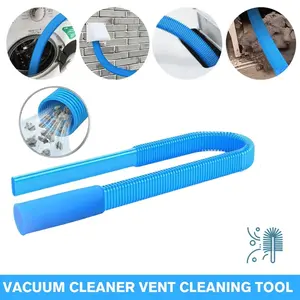 Sealegend Dryer Vent Cleaning Kit, Vacuum Hose Attachment with Adjustable Universal Connector, Blue Dryer Vent Cleaning Tool, Vent Cleaning Accessory