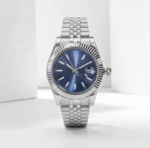 Men's 41MM Luxury-Inspired Mechanical Watch - Stainless Steel Band, Precision Automatic Waterproof Timepiece, Mechanical Watches