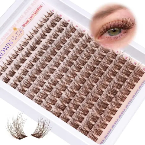 False Eyelashes Cluster Set, High Quality Eyelashes, Natural-Look with Invisible Band, 8-16mm D Curl, Dense Eyelashes, DIY Eye Makeup, Naturally Curly Eyelashes, Volume Lash Clusters, Cosmetic False Lashes, Eyelash Extensions, Fake Eyelashes Clusters