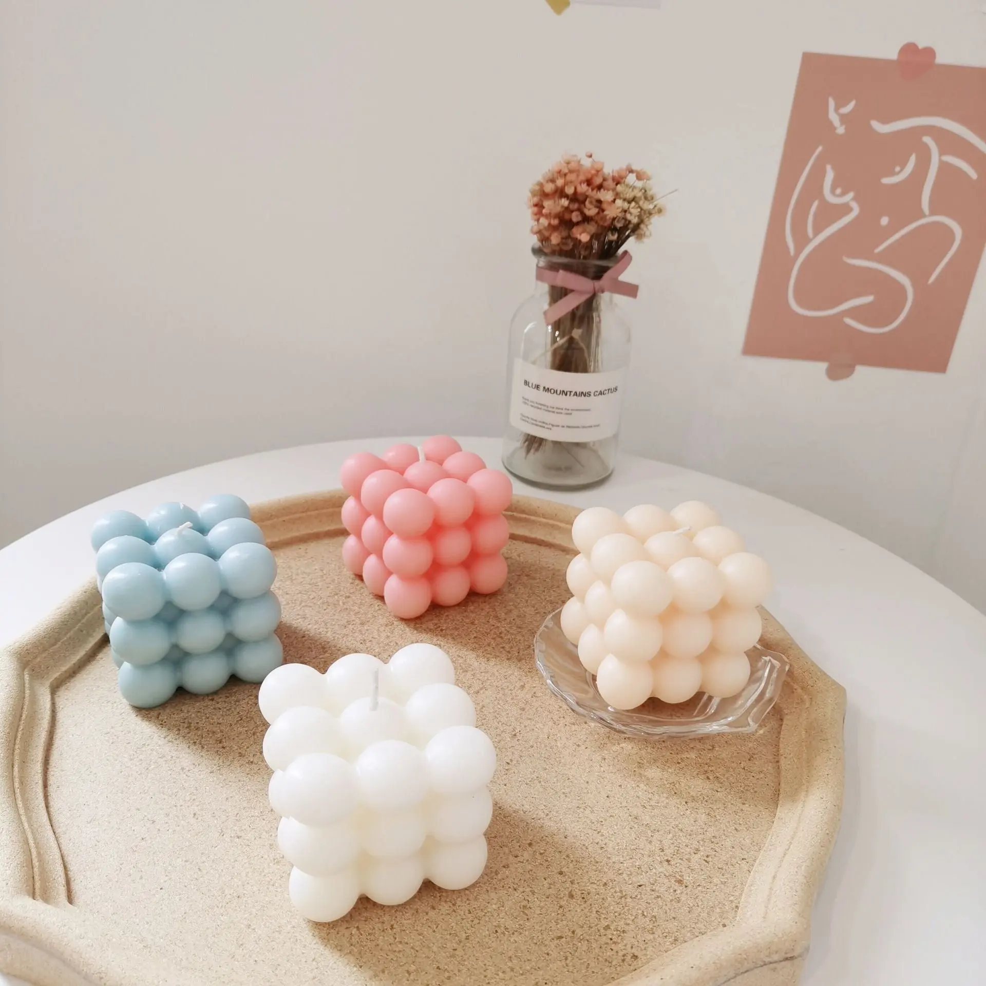 Aromatherapy Scented Bubble Candles