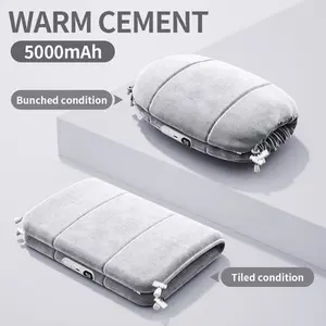 Rechargeable Hand Warmers, Portable Graphene Heater with 5000mah Battery, Fast Heating Pouch for Outdoor Activities & Daily Use