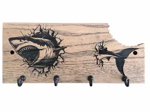 Shark Attack Key Hanger