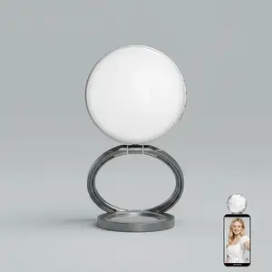 Portable Magnetic LED Fill Light with Magnetic Mount Smartphone Accessory Ideal for Video Calls Photography LED Lights for Mobile Phones Selfie Cellphone