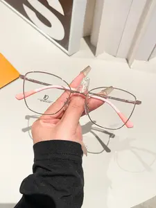 Women's Cat Eye Glasses, UV Protection, Lightweight Durable Frame, Digital Screen Fashion Eyewear, Daily Wear Style, Fashionable Eyeglasses