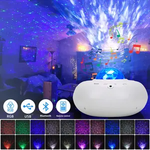 Music Starlight Creative Gift Watermark Light Night Light Desk Lamp Intelligent APP Control LED Bluetooth Space Circle