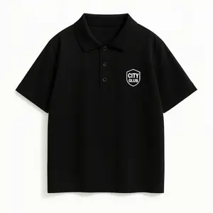 Men's City Club Shield Graphic Polo - Premium Breathable Fabric, Classic Collared Design, Timeless Urban Streetwear Essential for Everyday Wear - Casual