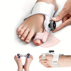 Adjustable Bunion Corrector for Women & Men, Orthopedic Big Toe Straightener, Day-Night Foot Pain Relief, Universal Fit Design
