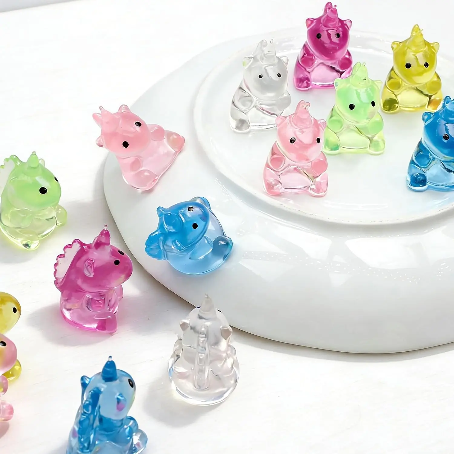 6 Pack Mini Unicorn Squishy Toys