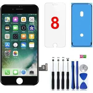 for iPhone 8 8Plus  Generation Screen Replacement , LCD Display Touch Frame Digitizer Full Assembly Repair Tool Kits