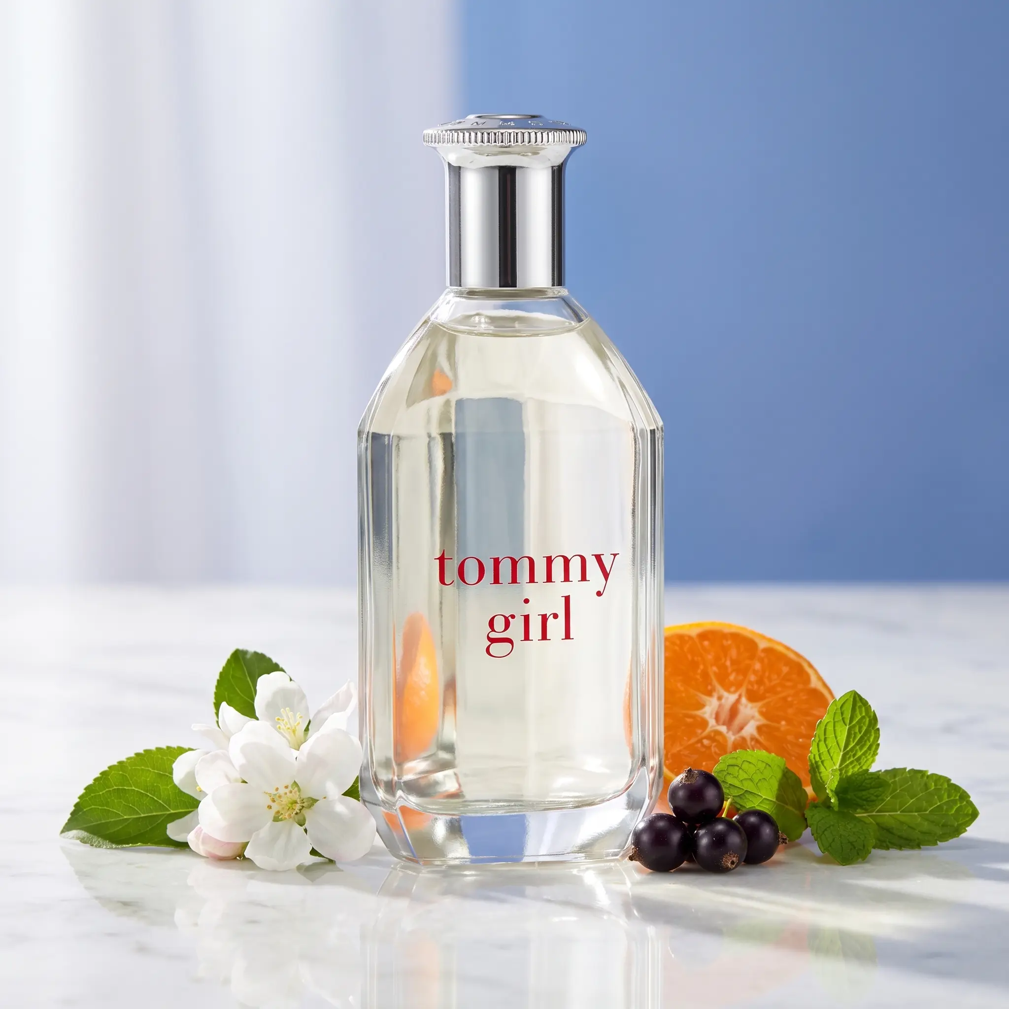 Tommy Girl by Tommy Hilfiger for Women - 3.4 oz EDT Spray, Floral Fruity Perfume, Juicy Blackcurrant & Honeysuckle