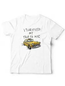 "Funny NYC T-Shirt - 'I Survived My Trip to New York' Holiday Design"