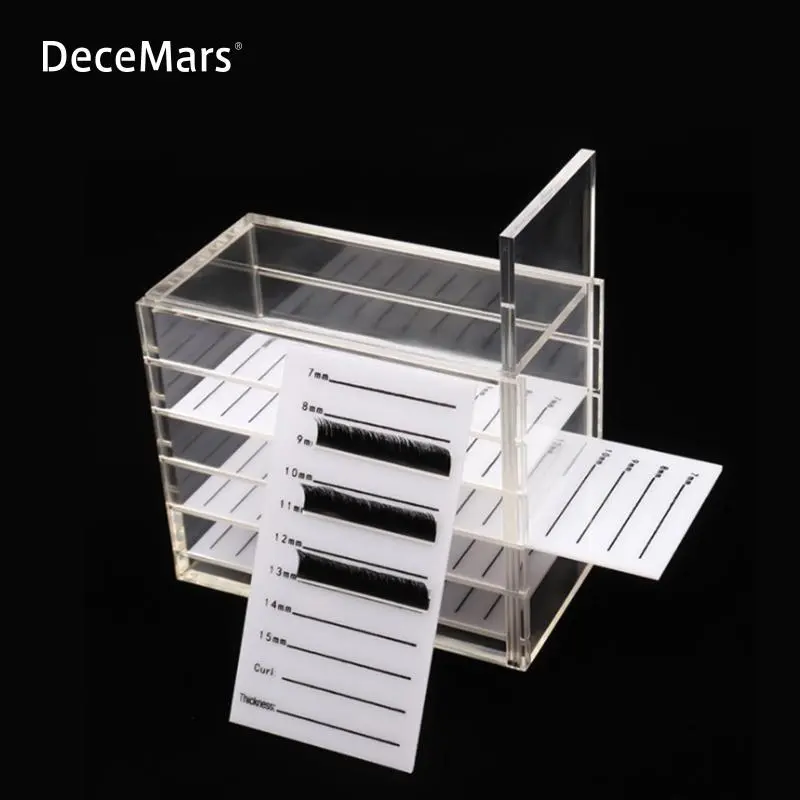False Eyelashes Storage Box 5 Layers Acrylic Pallet Lash Holder  Display Stand Tools 2026 New