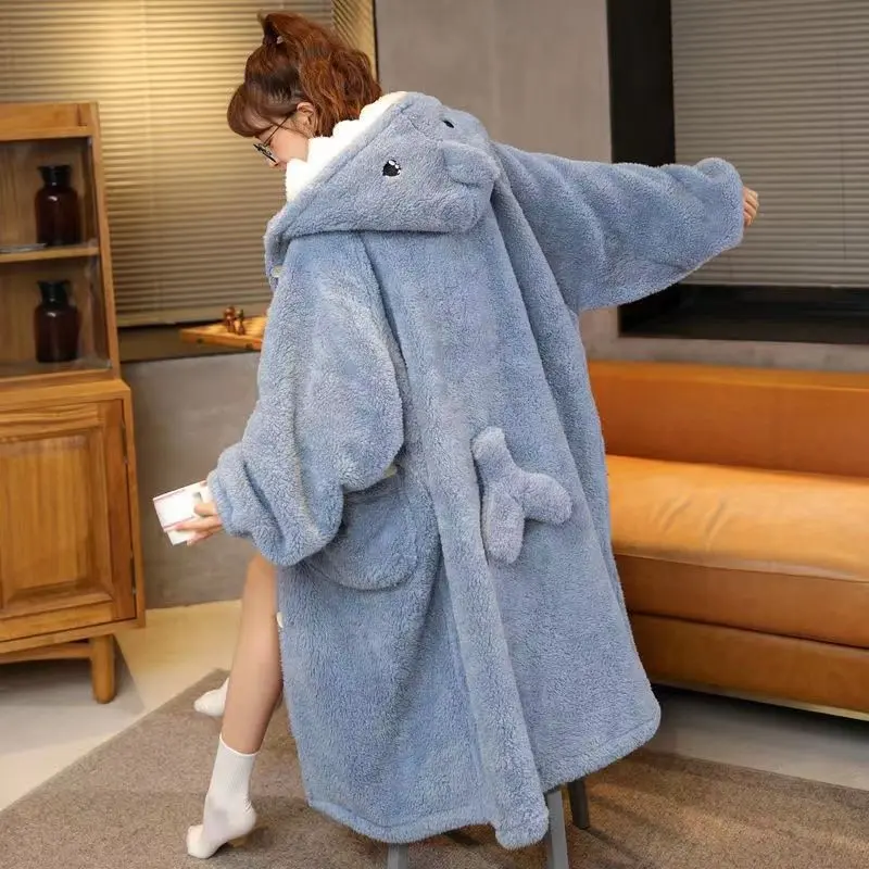 Shark robe+pants