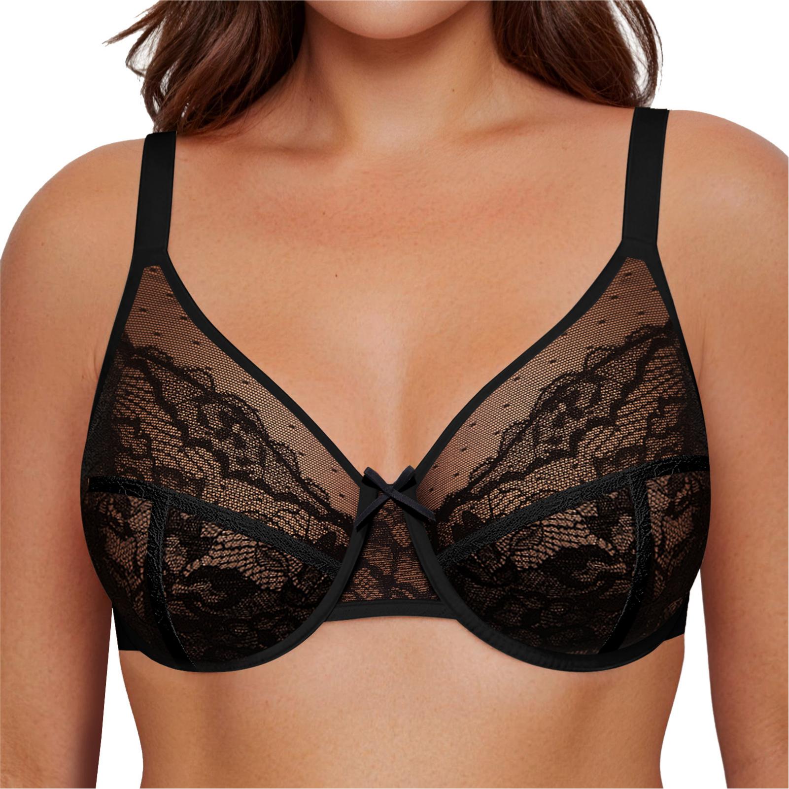 LetsJoli Enchante Floral Lace Plus Size Underwire Unlined Unpadded Minimizer Full Coverage Bra Women's Wear Comfortable Breathable Mesh Cup Plus Size Postpartum Support Bra Thin Breathable Bra,clothes for back to school,first day of school outfits LetsJoli Enchante Floral Lace Plus Size Underwire Unlined Unpadded Minimizer Full Coverage Bra Women's Wear Comfortable Breathable Mesh Cup Plus Size Postpartum Support Bra Thin Breathable Bra,clothes for back to school,first day of school outfits