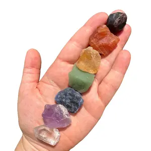 Raw Seven Chakra Stone Set (rough stones)
