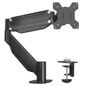 Suptek Single Gaming Monitor Arm Mount for Ultrawide Screens up to 49 inches and 46.2 lbs, Heavy Duty Monitor Desk Mount Stand, Pneumatic Height MD71L