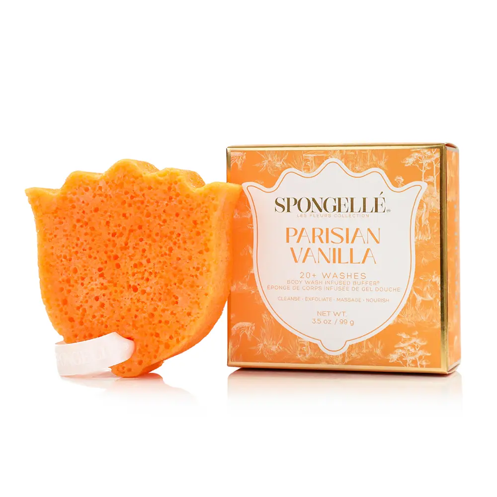 Parisian Vanilla Les Fleurs Body Wash Infused Buffer