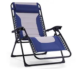 Backyard Expressions Deluxe XL Padded Zero Gravity Chair