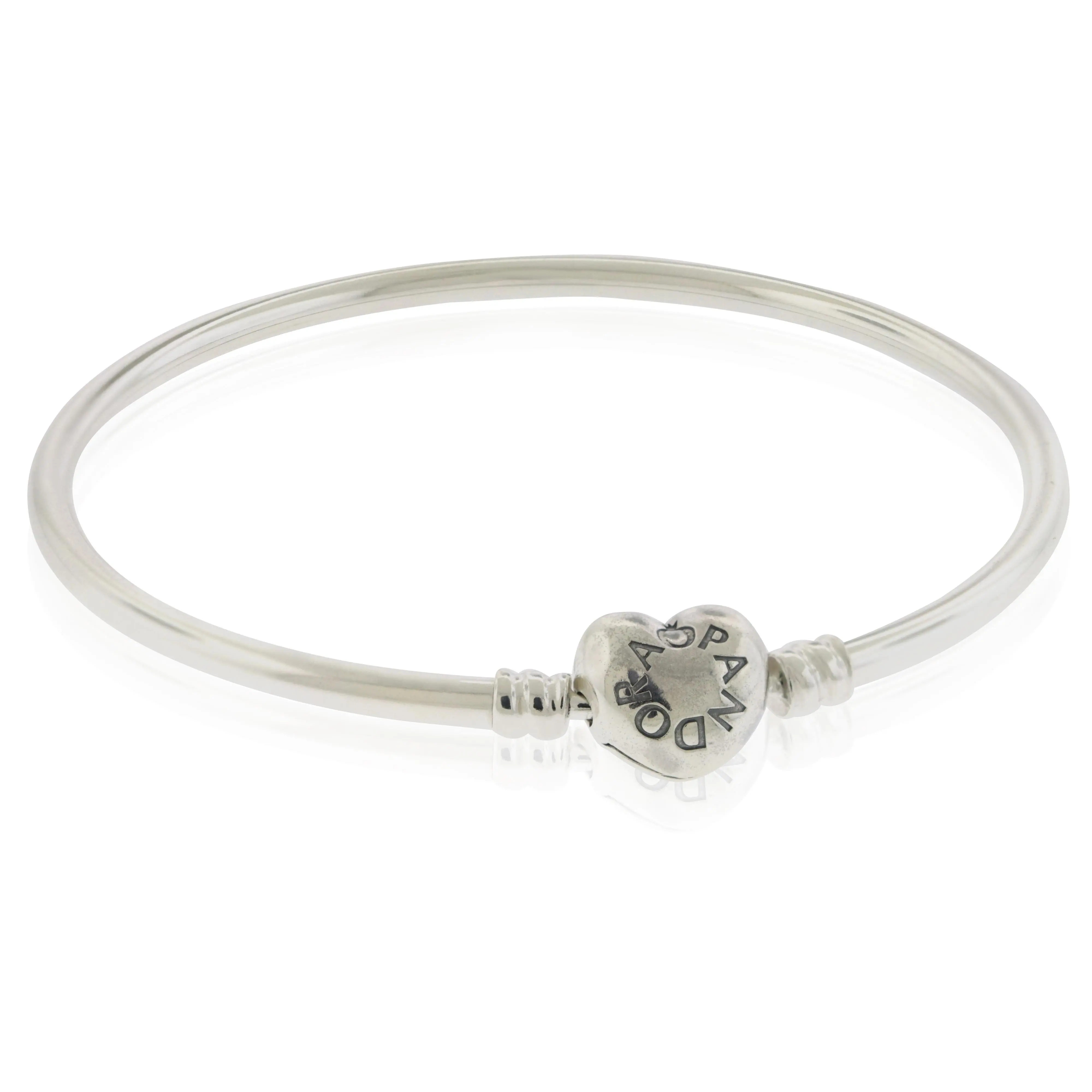 PANDORA Moments Silver Bangle Bracelet - 596268-19