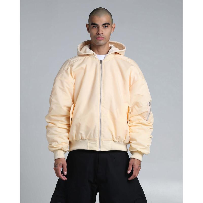 Drop Shoulder Bomber Jacket