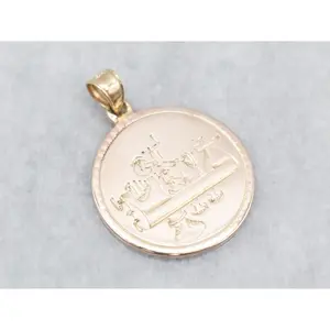 Gold "EFH" Telegram Machine Charm