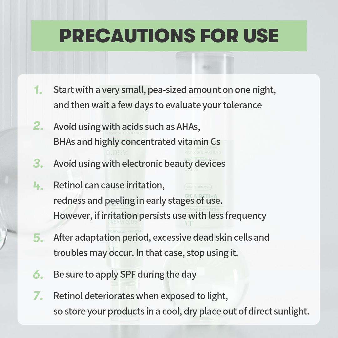 [Official VT Cosmetics] VT CICA RETI-A ESSENCE 0.1, lightweighted essence for poor and wrinkle care, formulated cicahylon and  shrinks pores