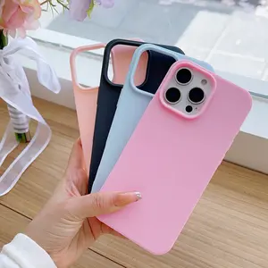 Luxury 4-Piece Minimalist Candy Color Soft Silicone Anti-Drop Shockproof Phone Case, Cute Smartphone Protection, Compatible with iPhone 17 Pro Max/16 Pro Max