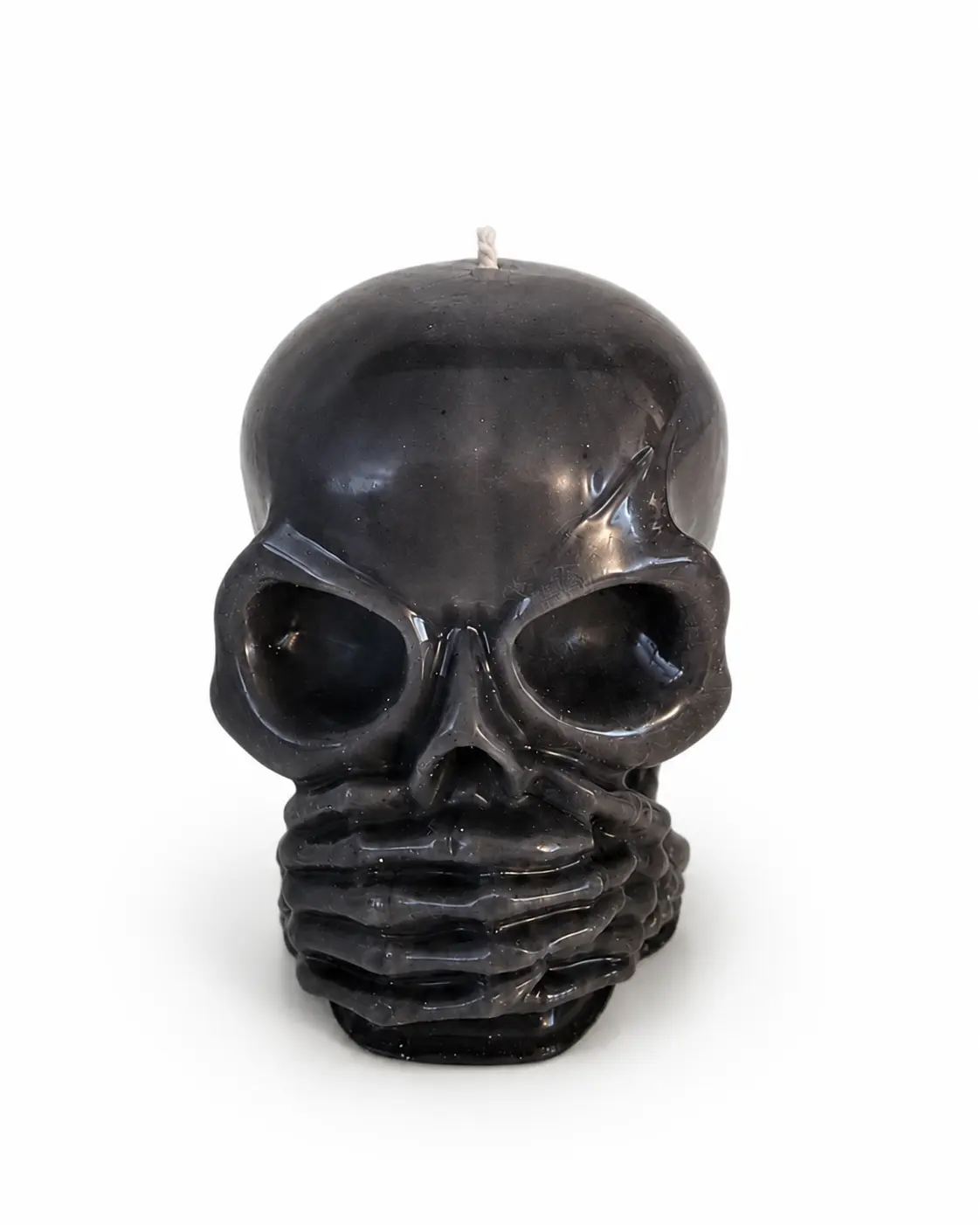 8 oz Hand-Poured Gothic Speak No Evil Candle - Secrets and Smoke, Halloween Spooky Cozy Home Decoration Supplies