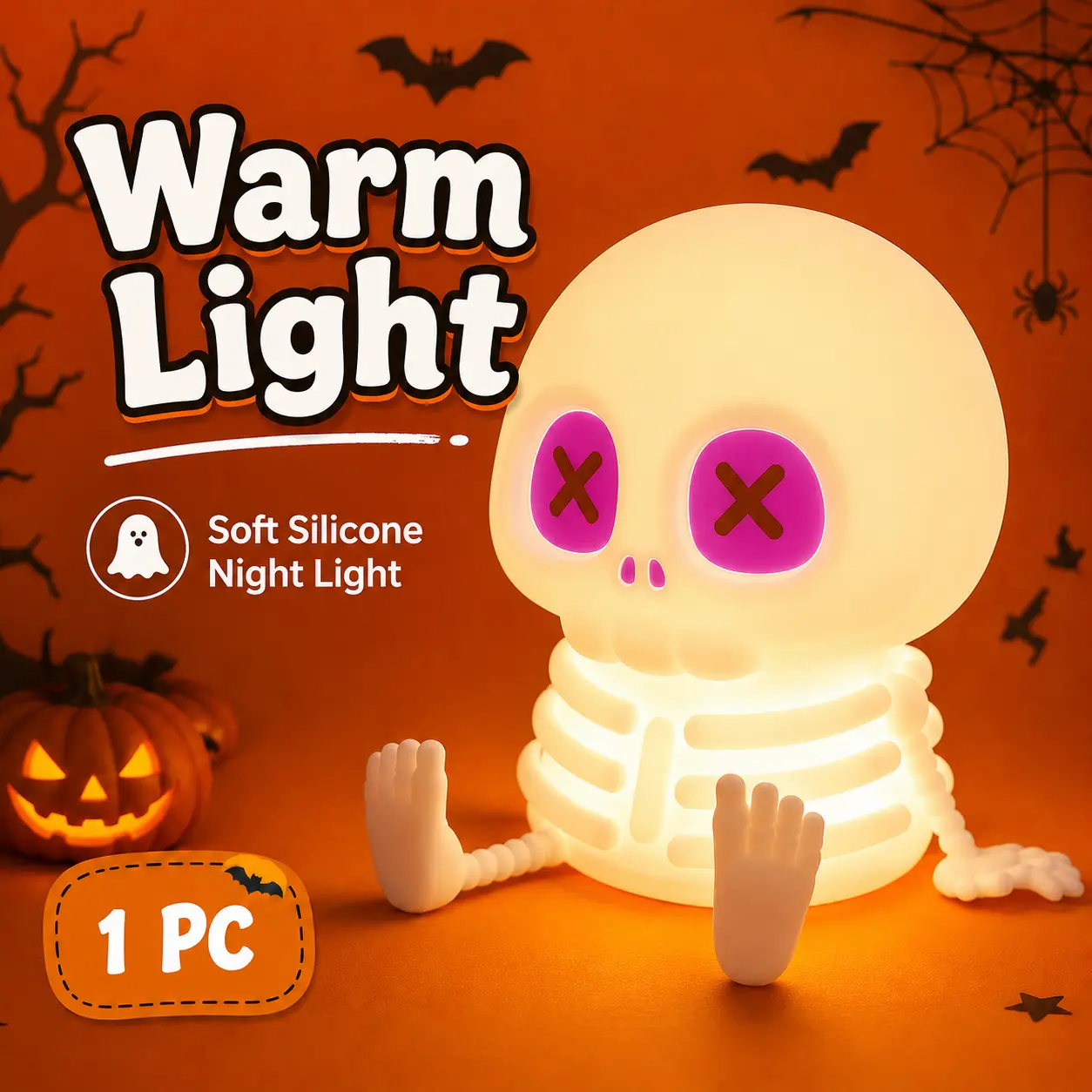 1 PCS - Warm light