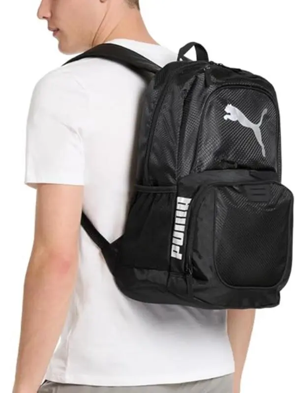 PUMA unisex-adult Contender Backpack with Laptop Sleeve, Item Organizer & Media Pocket