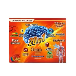 Hierro 20 en 1 Antioxidants Formula Mejorada with  & 10 Microbotellas