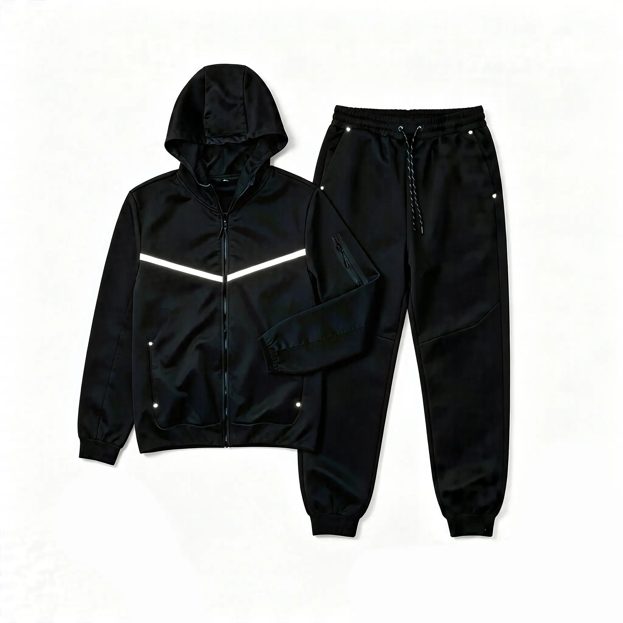 Men's 2-Piece Loose Trousers Set, Casual Sportswear All-Purpose Clothing Combination