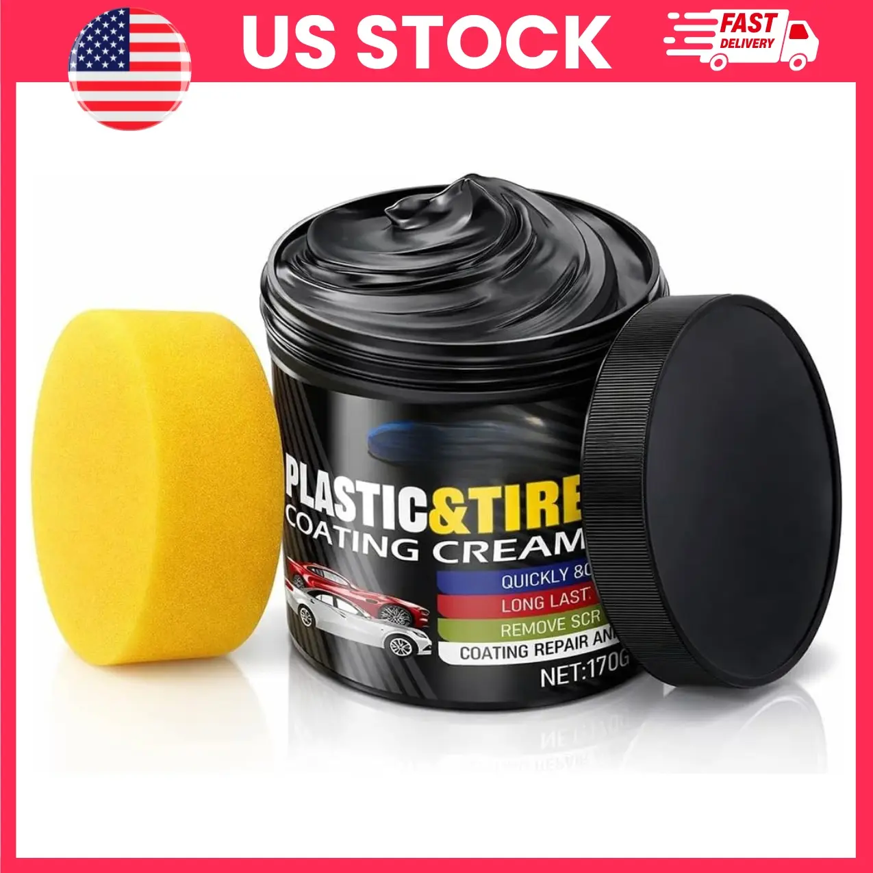 Tire Gloss Protectant High-End Long-Lasting Durable Tires Shine Wax Maintenance Coating Keeps Tires Shiny over Time | Interior Care