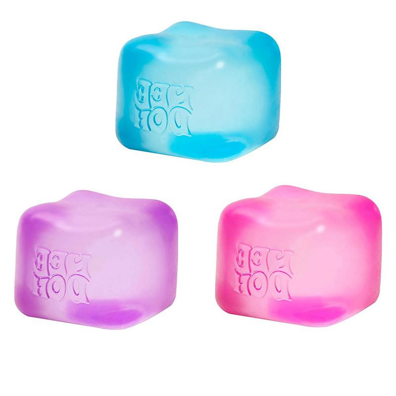 Lovely Ice Cube Shape Squishy Toy Squeeze Stress Relief Toy for Girls and Friends