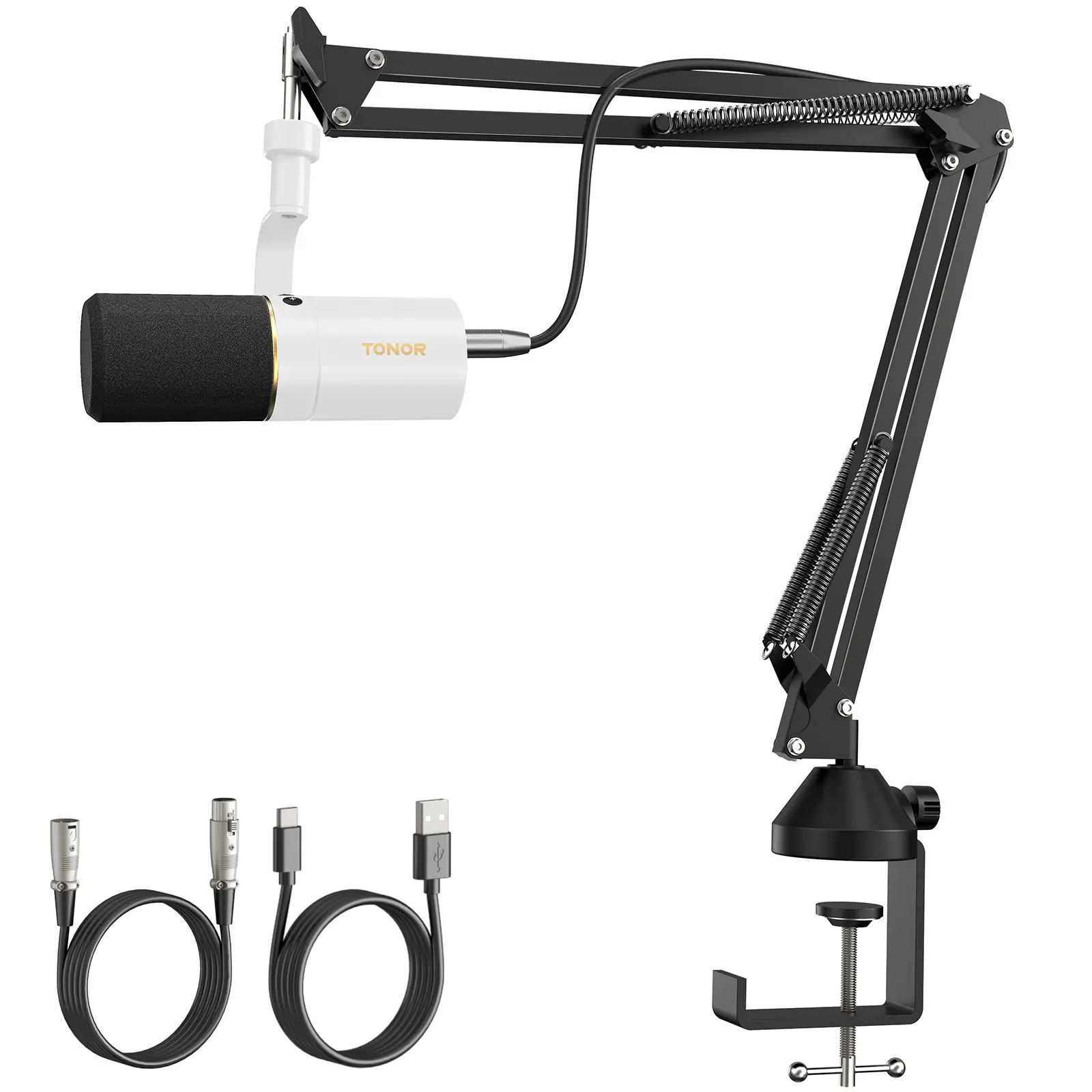 TD510 Mic with Boom Arm White