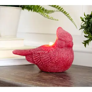 Luminara Flameless Detailed Cardinal Candle