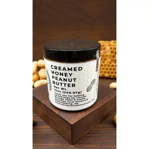 Creamed Honey Peanut Butter - Barley Moon Botanicals -  Pure Honey, Natural Ingredients