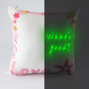 Write with Light!  This pillowcase glows wherever your flashlight touches. Perfect for late-night notes or art | Ships from USA