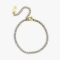 Gold, Champagne Princess Bracelet 3mm