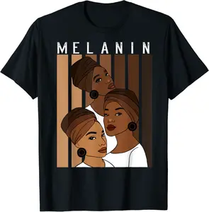 Oheneba: Melanin Queen Black Girl Magic Pride Gift T-Shirt - Winniekemo Shop 42B08GQX6XQZ