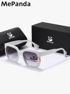 1 Pair Mepanda Unisex Square Full Frame Sunglasses,Lightweight Frames, Urban Style UV400