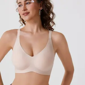 Livedeer Women's Wirefree Bras Full Coverage No Underwire Comfortable Wireless Padded Everyday Bras for Daily Wear