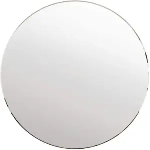 8 inch Glass Round Mirror Circle Wall Mounted for Bathroom, Living Room,  Decor, Small Round Mirror Plate Trays for Wedding Table Centerpieces